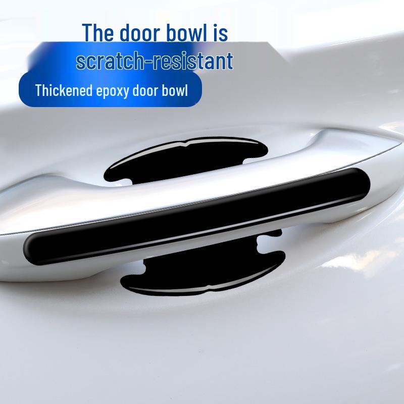 Uniwersalne Niewidoczne Naklejki Ochronne na Rysy i Kolizje Drzwi Samochodowych