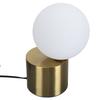 Table Lamp Ball Lampshade Modern Glass Nightstand Light Shade with Metal Base for G9 Bulb for