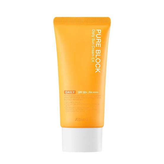 [Apieu] Pure Block Naturalny Krem Przeciwsłoneczny do Codziennego Stosowania EX SPF 50+ PA++++ (2 Rozmiar)