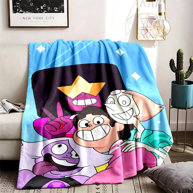 Steven Universe (1) Blanket Suitable For All Seasons And Perfect For Naps Features Vibrant Colors An Ideal Gift For Family And Friends