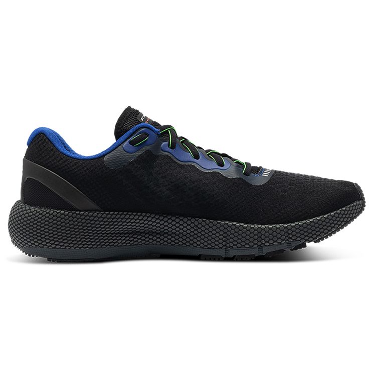 Under Armour HOVR Machina 2 Breathable Non-Slip Durable Low-Top Sneakers Men Sneakers Black Blue 3025202-002