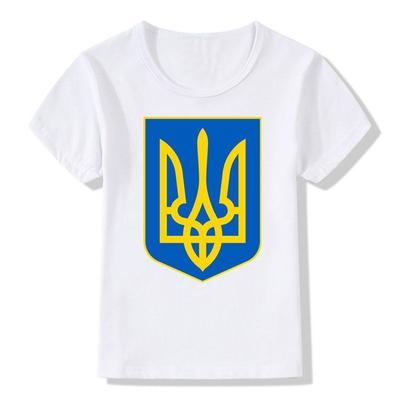 Bébé garçons filles Ukraine patriotisme emblème National mode t-shirt enfants hauts t-shirt vêtements