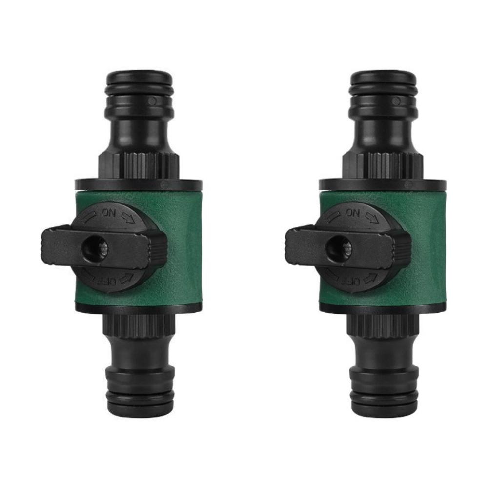 1 STÜCK/2 STÜCK 16MM Gleicher Gartenschlauch Absperrventil Anschluss Kunststoffschlauch Hahnadapter Schnellkupplung für Bewässerung Autowäsche