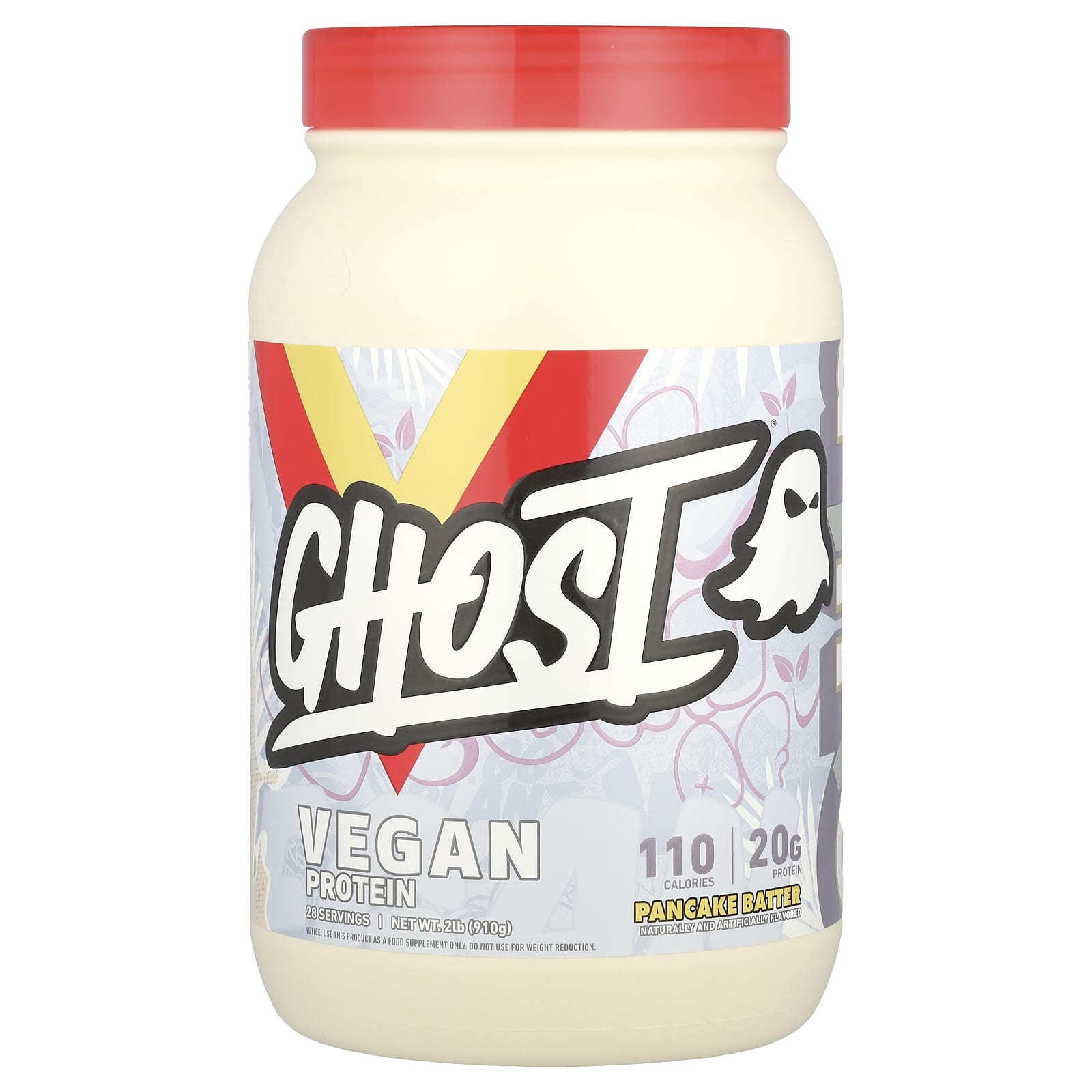 

Ghost, Vegan Protein, Pancake Batter, 2 lb (910 g)