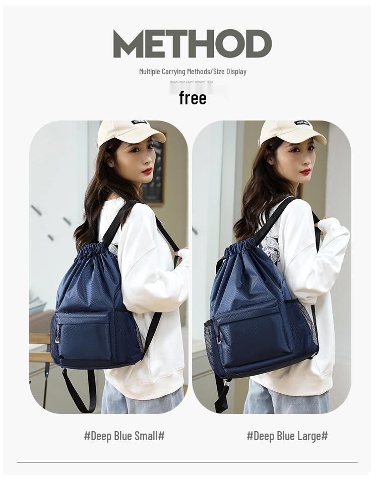 Drawstring Sports Backpack for Men & Women - Travel, Basketball, Swimming, Training, Storage