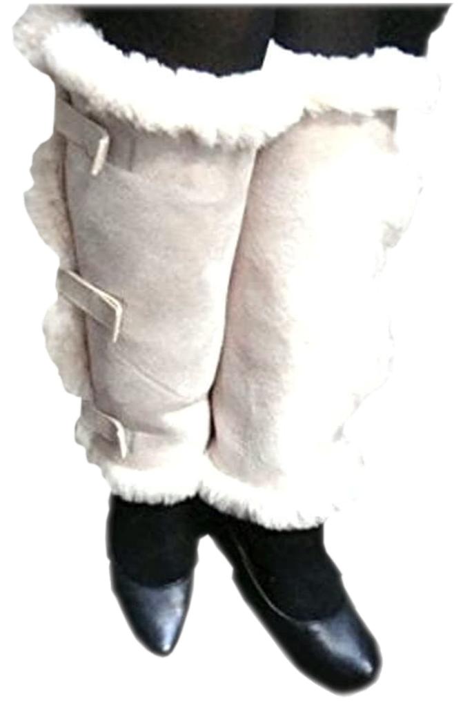 Návleky na nohy z australské ovčí příze, studené, chladné a studené počasí, přírodní materiály [Furfurmouton], vyrobené ze 100% ovčí příze, teplé, boa, ochrana, ochrana