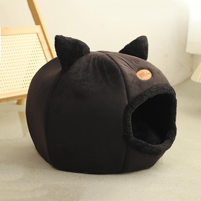 Nuovo comfort per il sonno profondo in inverno Letto per gatti Piccolo tappetino Cestino Prodotti per cani di piccola taglia Tenda per animali domestici Accogliente grotta Nido per interni Cama Gato