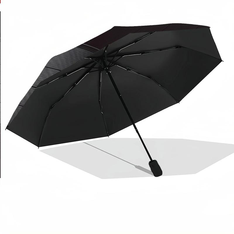 The Clash Print 8?Ribs Automatic Umbrella Wind Resistant Lightweight Folding Umbrella For Outdoor Travel