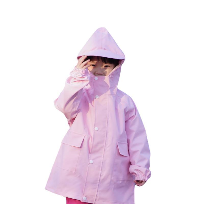 Kids' Waterproof Cape-Style Raincoat: Girls & Boys, Kindergarten Wear, Single-Wear Jacket