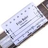 Guitar Luthier Tools Guitar Radius Gauge, String Action Ruler Gauge 32 Blades Feeler Gauge, Guitar Notched Radius Gauges