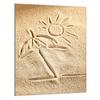 GLASS CUTTING BOARD 40x52 Beach