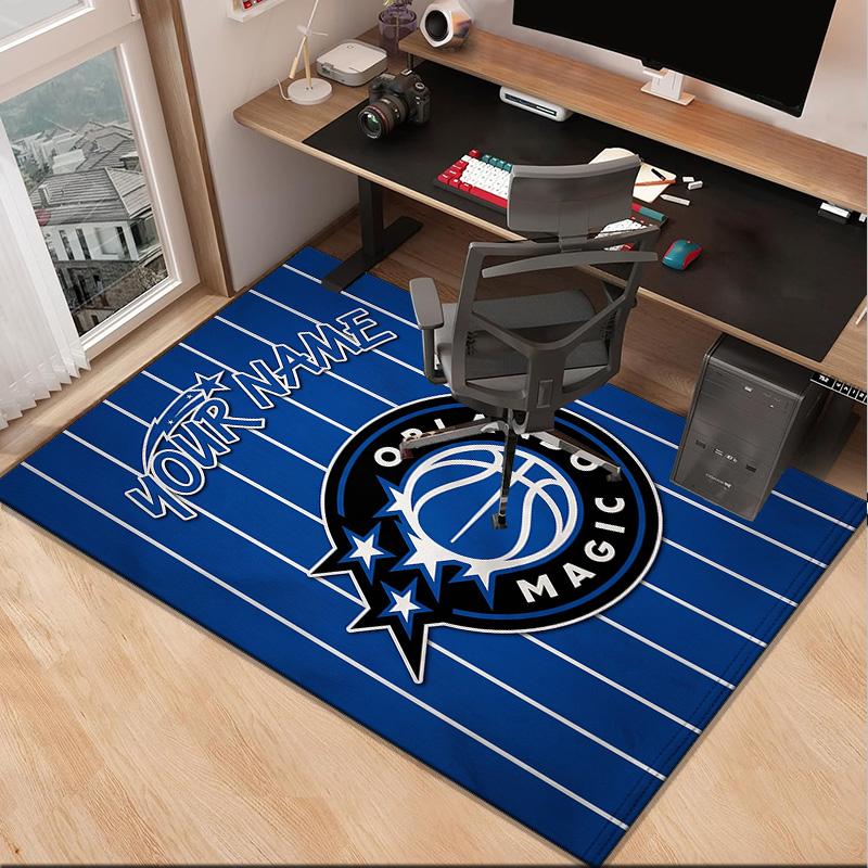 Custom NameOrlando basketball Team Carpet, Indoor Rug, Chair Rug, Living Rooms, Doormat Made From Polyester Home Decor Birthday Christmas Gifts