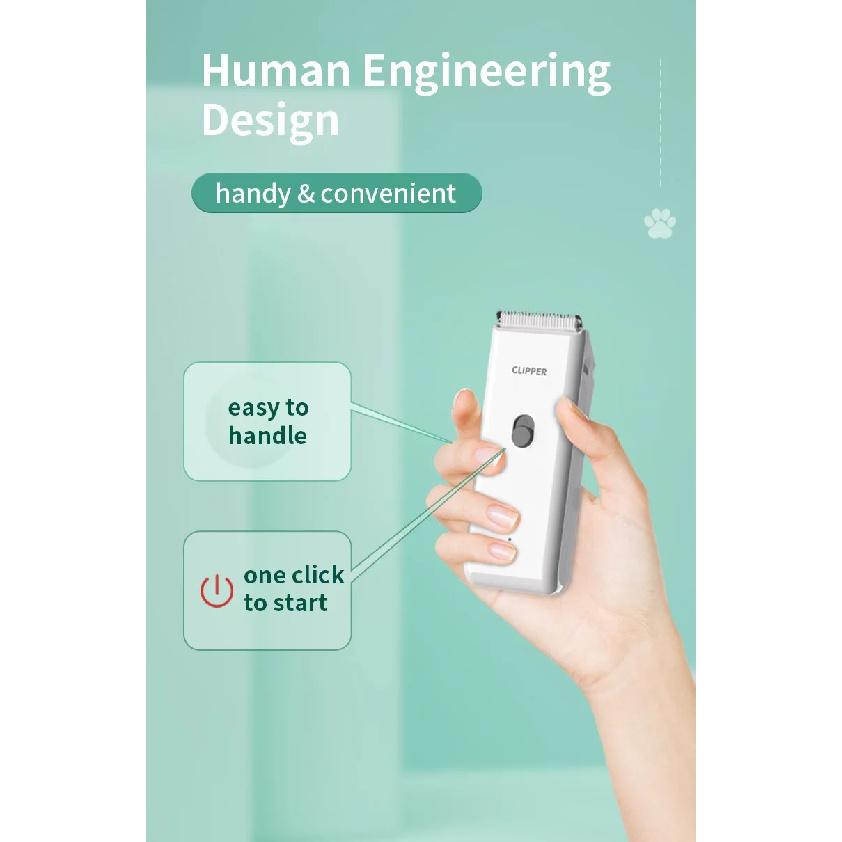 Small Dog Hair Clipper USB Rechargeable Pets Trimmer Cat Shaver Cutting Machine Puppy Carving Grooming Haircut Kit Low Noice