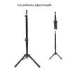 Stainless Steel Hairdressing Training Wig Head Mold Holder Stand Bracket TripodA02