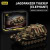 Tiger 97001 Heavy Tank Military Model Building Kit with Minifigures