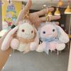 Adorable Plush Bunny Keychain Doll Cute Cotton Toy Couple Gift Soft Stuffed Animal