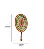 Woven Straw Fan Summer Cooling Grass Handwoven Fan Handmade Fan Nordic Hanging Decorations For Bedroom Wedding Party Home Decors