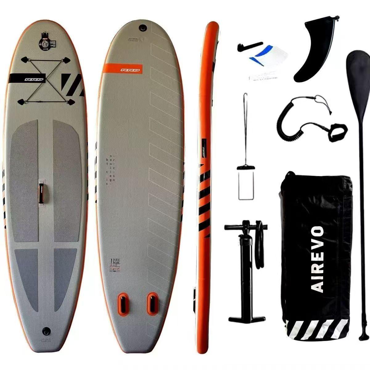 

Надувная гоночная доска для паддлбординга профессионального уровня: Двухслойная, утолщенная конструкция для семейного отдыха и любителей SUP