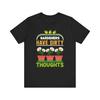 Gardeners Have Dirty Thoughts T-Shirt | Floral Potted Daisies Tee