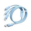 Super Fast Charging 100w Data Cable With One To Three Splitter For Android And Apple Devices