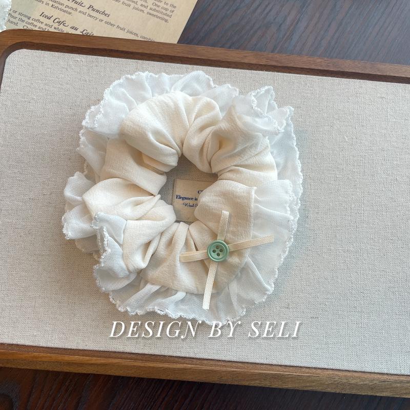 Macaron Candy Color Hair Tie: Cute, Fresh Resort Style for Spring/Summer