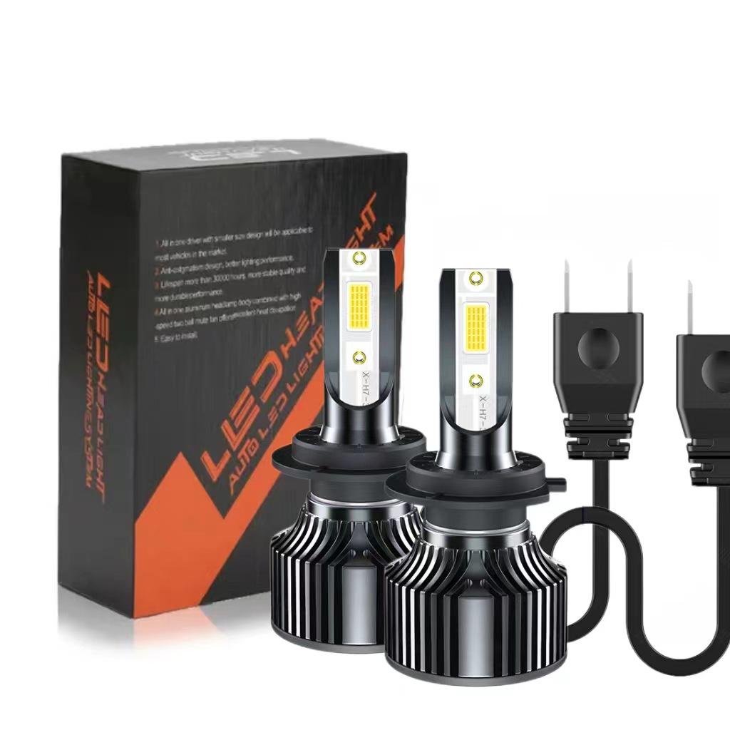 F3COB LED Car Headlight: H1 H4 H7 H11 9005 Bulb