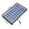 Solargeneratorsystem Solarpanel-Generator-Kit mit LED-Licht MP3-Radio Notbeleuchtung