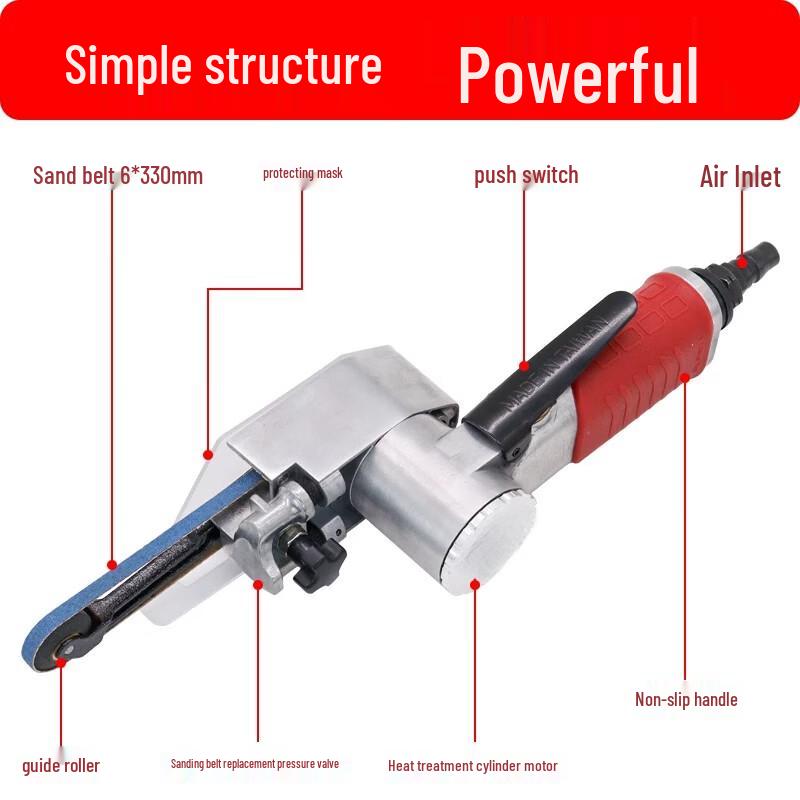 Longma Tribe Pneumatic Belt Sander & Grinder Kit CN plug (adapter included)