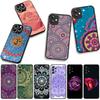 For Motorola Moto G54 G05 G24 G55 G75 G85 G15 G86 Power Edge 50 30 Fusion Neo Pro Case Floral Paisley Texture Flower Mandala