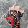 1 Paar Atmungsaktive Tattoo-Socken Japanischer Stil Ganzbein-Strumpf Herren Sonnenschutzsocken Angeln