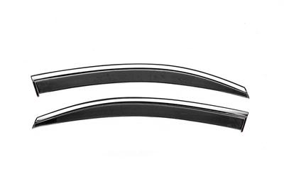 Deflektory s chrómom Niken Luxury (2 ks) pre Volkswagen Caddy 2004-2010