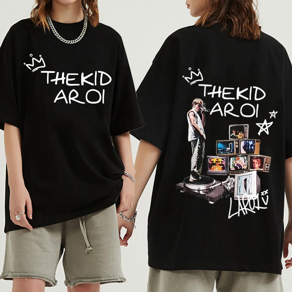 The Kid LAROI The First Time Tour 2026 Tshirt Unisex Unisex Harajuku Short Sleeve Oneck Casual Shirt