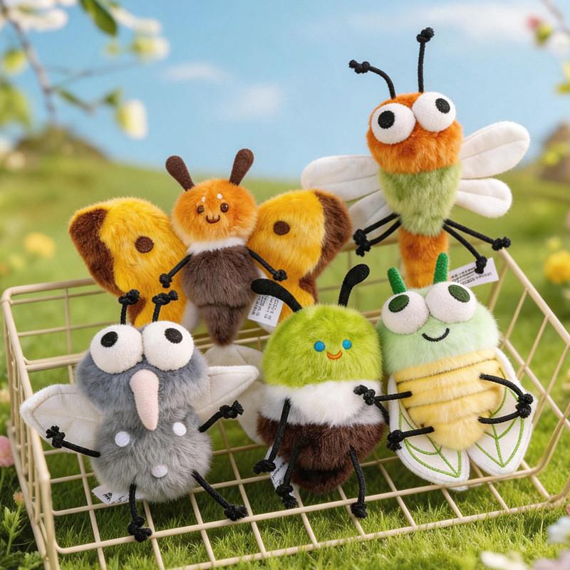 Peluche Insetto della Cina Meridionale con Morbido Cotone PP per Bambini e Collezionisti