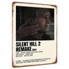 Silent Hill Remake Game Poster Metal Wall Art Survival Horror Decor for Gamers