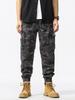 Camouflage Overalls Herren Frühlingstide Marke Neu Gebundene Hose Locker Outdoor Sport und Freizeit A-