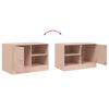 TV Stands (2 pcs) Pink 67 x 39 x 44 cm Steel