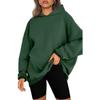 Pullover con cappuccio da donna europeo e americano, oversize, largo, casual, maglione con velluto