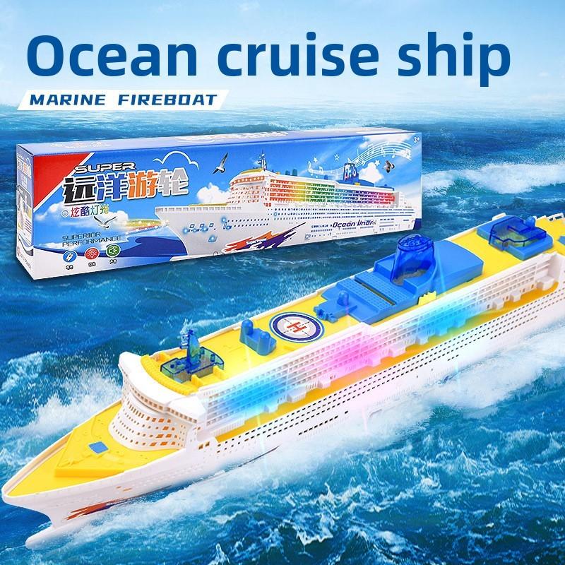Electric Fire Rescue Boat Toy With Music Lights For Kids Development And Interactive Play