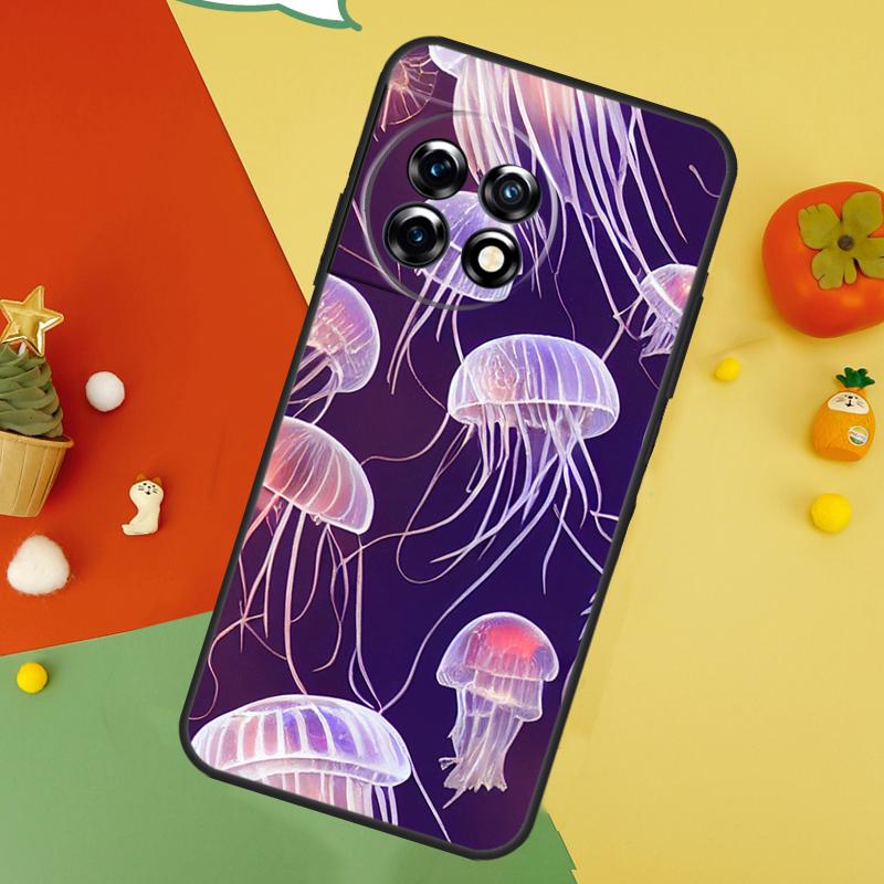 Magic Jellyfish Case For OnePlus 15 12 12R 13T 13R 13 11 9 10 Pro 10T 8T Nord 5 CE 2 3 4 Lite N20 N30 Cover