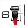Hasslefree Helmets Lock Clip Strap Quick Release Buckle Fastener Systems, for Bikers Enthusiasts Rapid Wear and Removal