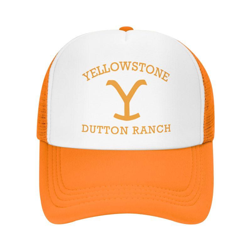 Yellowstone Dutton Ranch Graphic Print Mesh Baseball Cap Unisex Hip Hop Adjustable Snapback Hat Summer Casual Sun Visor Hats