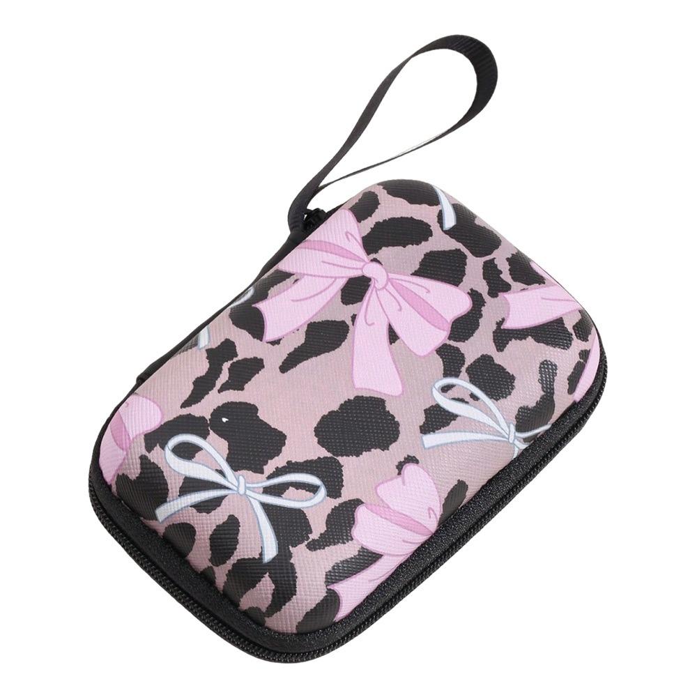 Color Printed EVA Storage Bag Square Shape Cartoon Print Data Cable Storage Protective Cover Anti-collision Headphone Bag