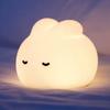 Dream Rabbit Emotion Modern RGB LED Night Light USB Powered ABS Material Touch Control Warm White Light Bedroom Room Decoration
