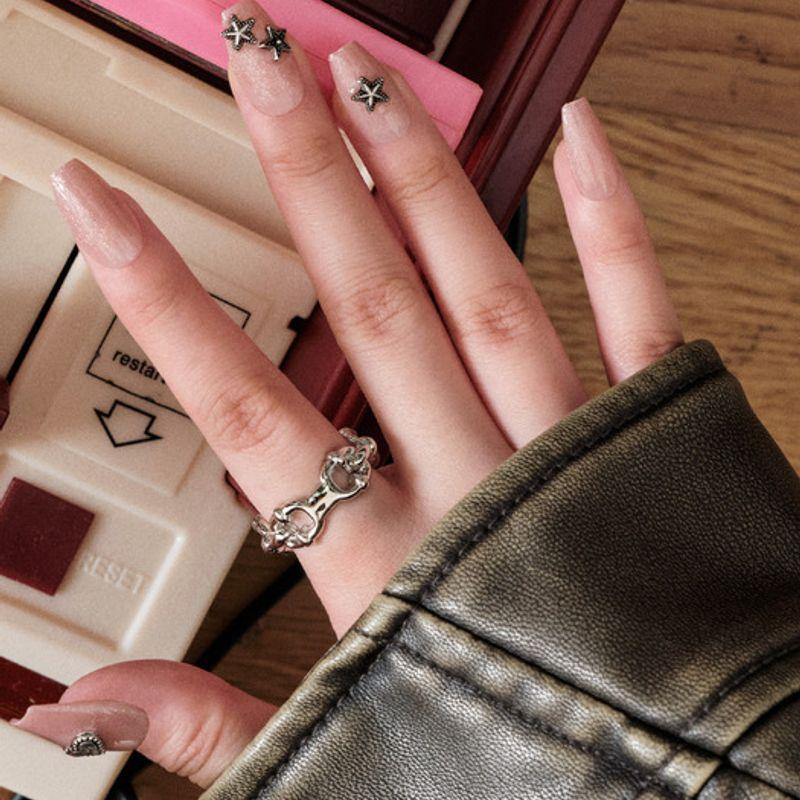 

Reusable Nail Tips Angel Punk (Coffin)