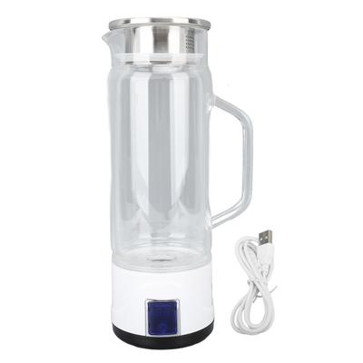 Wasserstoffwasser-Bereiter Flasche 1000ml 1000 bis 1500ppb Hochborosilikatglas Wasserstoffreiches Wasser
