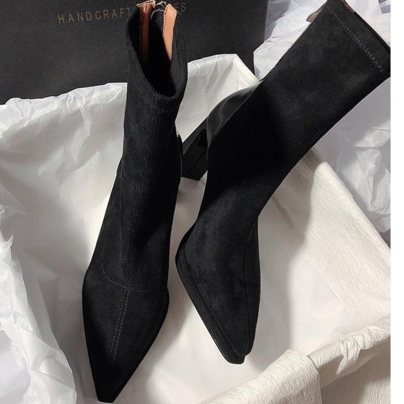 Fashion High Quality Women's Hot Selling Comfortable and Warm Boot Women's Ankle Boots Fashion Sexy Pointed Toe Shoes for Women