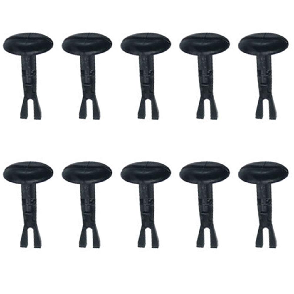 10Pcs Bumper Cover Pins Front Fender Bumper Cover Black