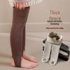 Girls' Winter Fleece Tights: Warm Footed Baby Bodysuit and Thick Children's Leggings