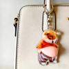 Squishy Belly Keychain 3D Fat Dog Keychain 3D Fat Cat Keychain Squishy Belly Keyring Mascot Pendant Cute Funny Animal Bag Charm Car Key Decoration