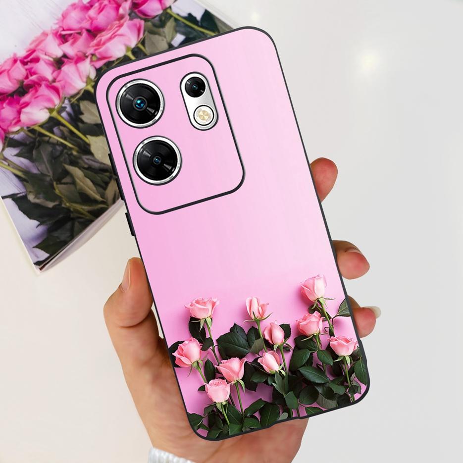 For Infinix Zero 30 4G Case X6731B Cute Cat Butterfly Cover Soft Silicone TPU Phone Case For Infinix Zero 30 5G Zero30 4G Fundas